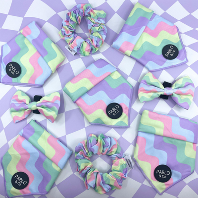 Pastel Swirls | Tie-Up Bandana