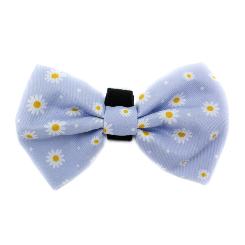 Blue Daisy Bow Tie