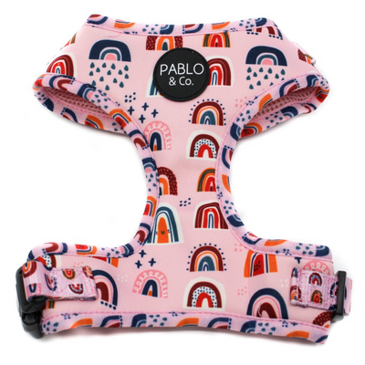 Pink Rainbows | Adjustable Dog Harness