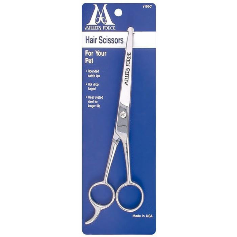 GripSoft Pet Grooming Scissors | 18cm With Round Tip | Peticular