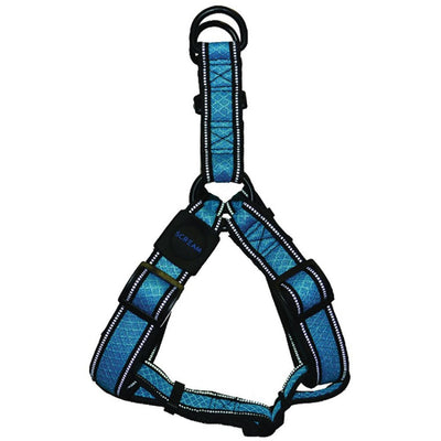 Reflective Step-In Dog Harness | Blue
