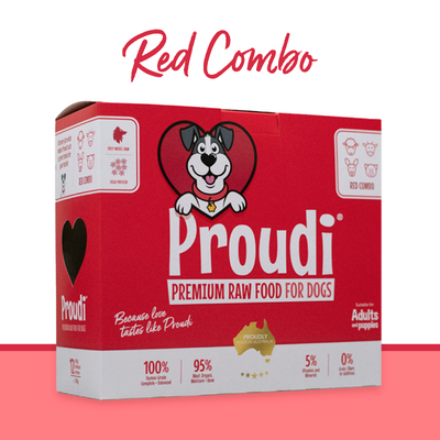Proudi Raw Frozen Red Combo Patties