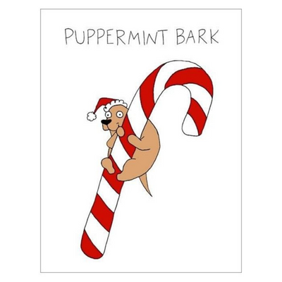 Christmas Card | Puppermint Bark