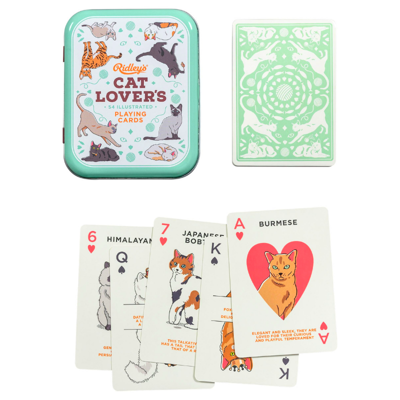 Ridley's Games Cat Lover's Playing Cards | Peticular