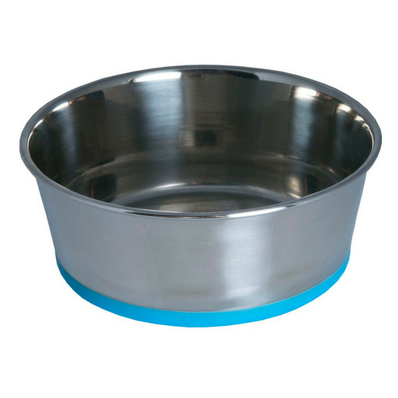 Rogz Stainless Steel Slurp Bowl | Blue | Peticular