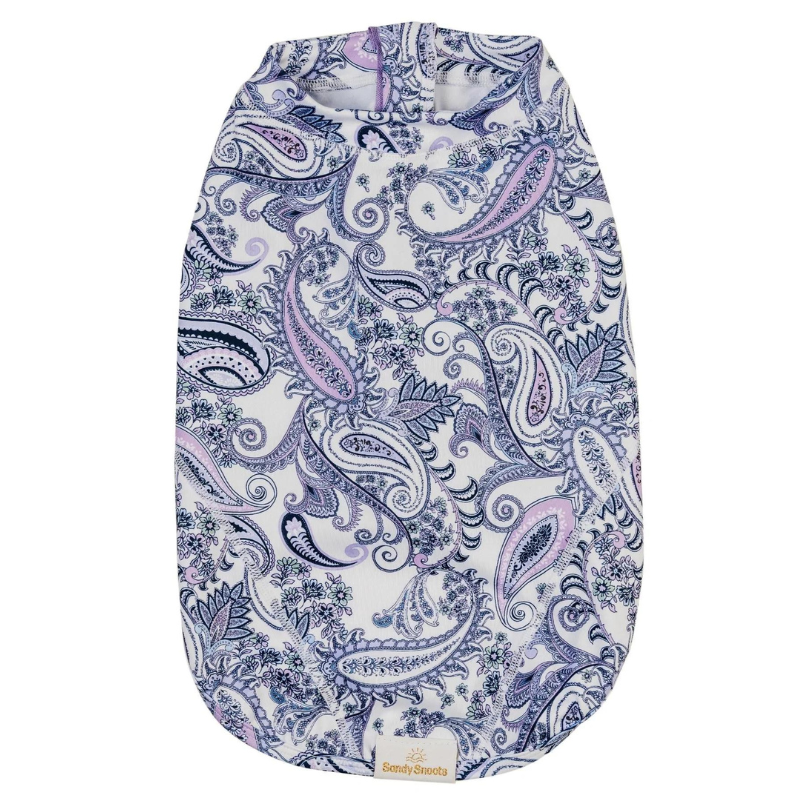 Sandy Snoots | Paisley Dog Rashie | 50+ UV Sun Protection – Peticular
