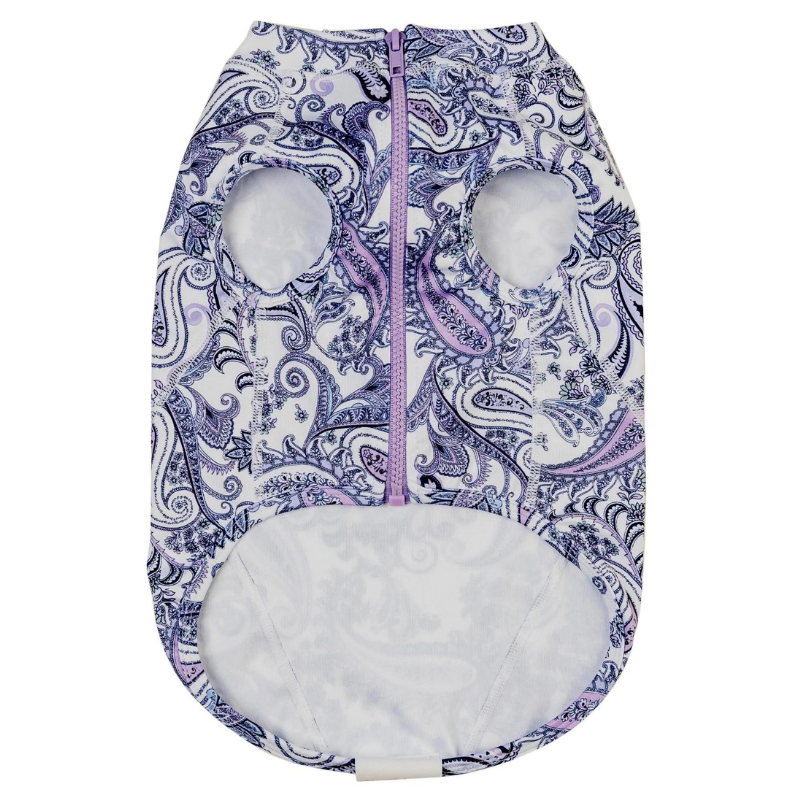 Sandy Snoots | Paisley Dog Rashie | 50+ UV Sun Protection – Peticular