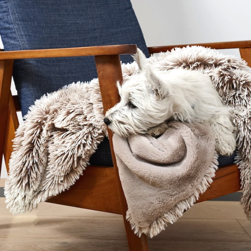 Snooza Soothing & Calming Anxiety Cuddler Dog Blanket Mink Peticular