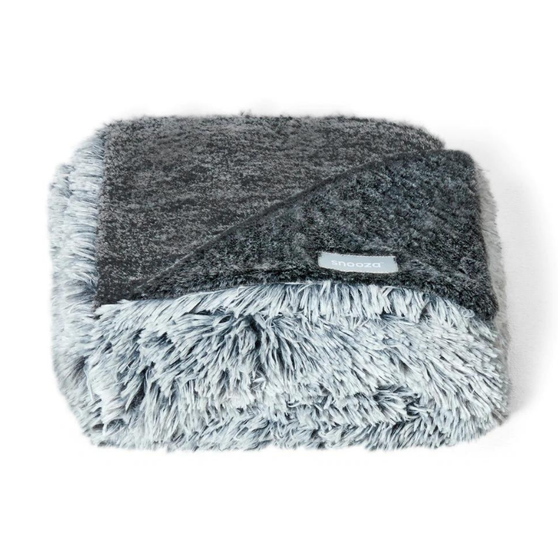 Snooza Soothing & Calming Anxiety Cuddler Dog Blanket Silver Fox