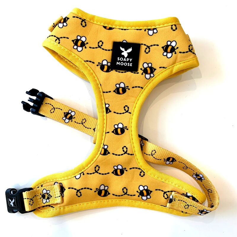 Soapy Moose Dog Harness | Busy Bee | Peticular