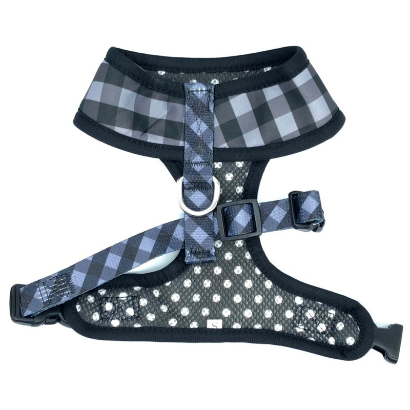 Soapy Moose Reversible Dog Harness | The Manhattan | Peticular