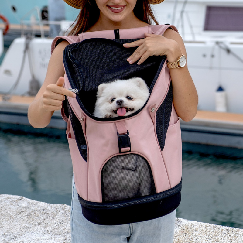 Ultralight Pet Backpack | Coral Pink