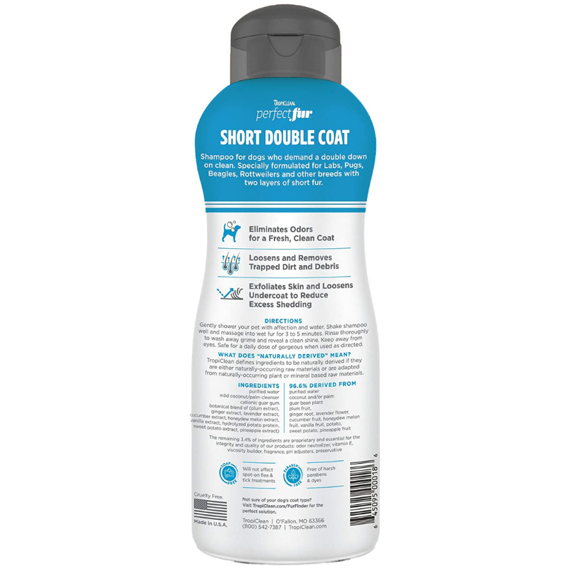 Short Double Coat Dog Shampoo