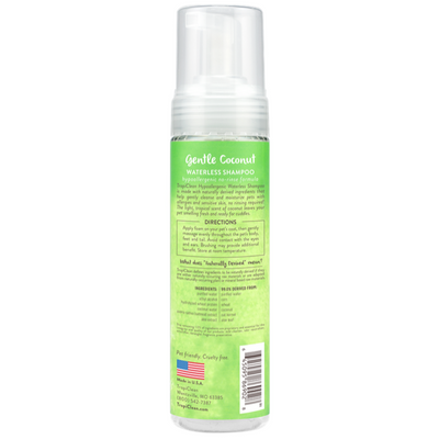 TropiClean Waterless Hypoallergenic Pet Shampoo | Coconut | Peticular