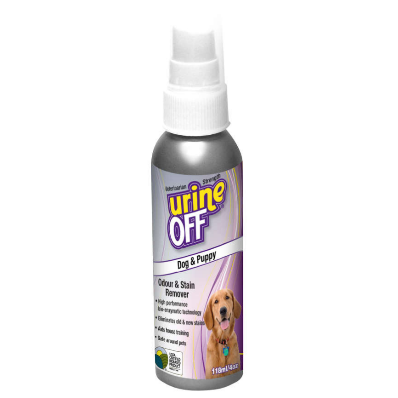Urine off top dog and puppy