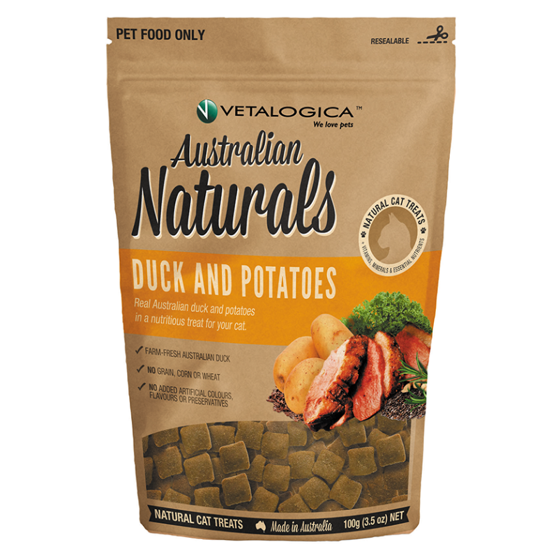 Vetalogica Australian Naturals Cat Treats | Duck | Peticular