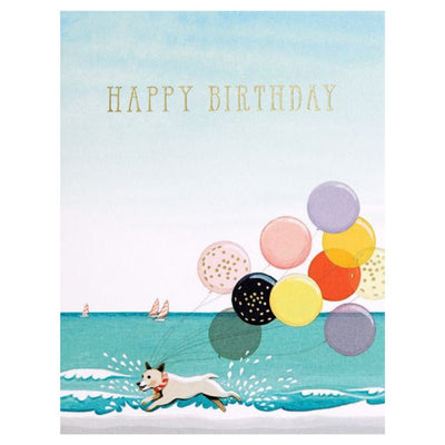 Birthday Card | Splashing Dog