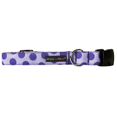 Polka Dot Collar | Purple on Lilac