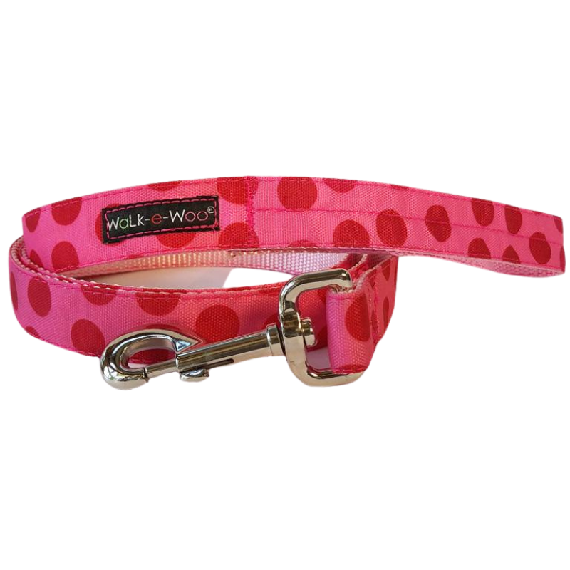 Polka Dot Collar | Red on Pink - Peticular