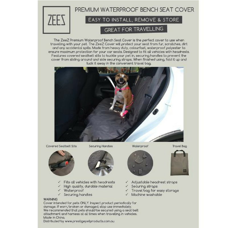 Prestige Pet Products Waterproof Bench Seat Cover | Peticular