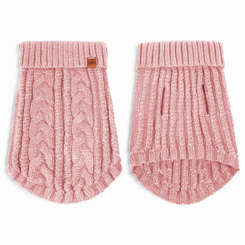 Cable Knit Dog Jumper | Blossom