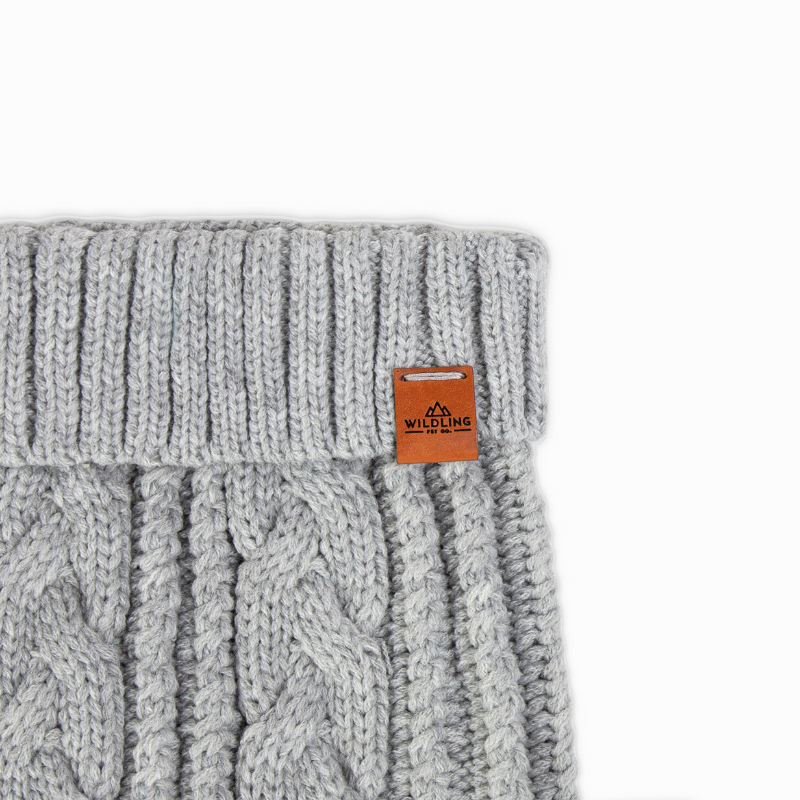 Cable Knit Dog Jumper | Earl