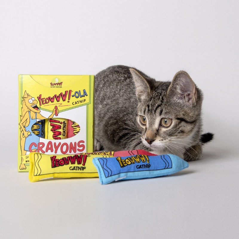 Yeowww!-ola Crayon Catnip Toys