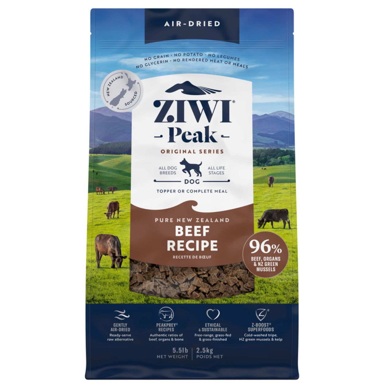 Air-Dried Dog Food | Beef Recipe - Peticular