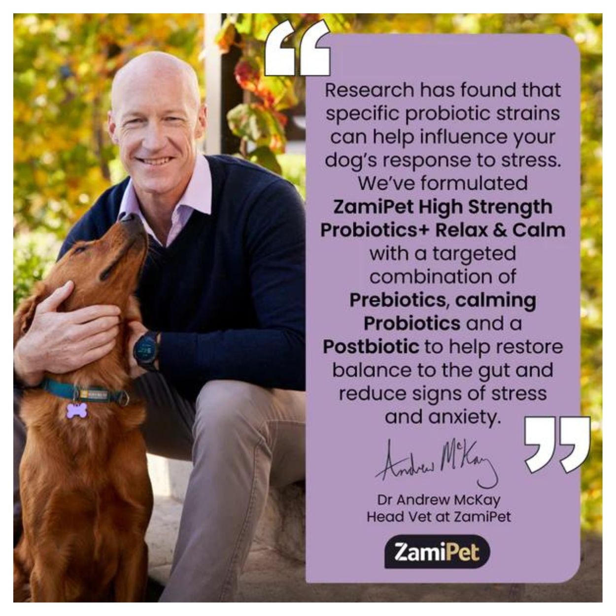 High Strength Dog Probiotics+ Relax & Calm