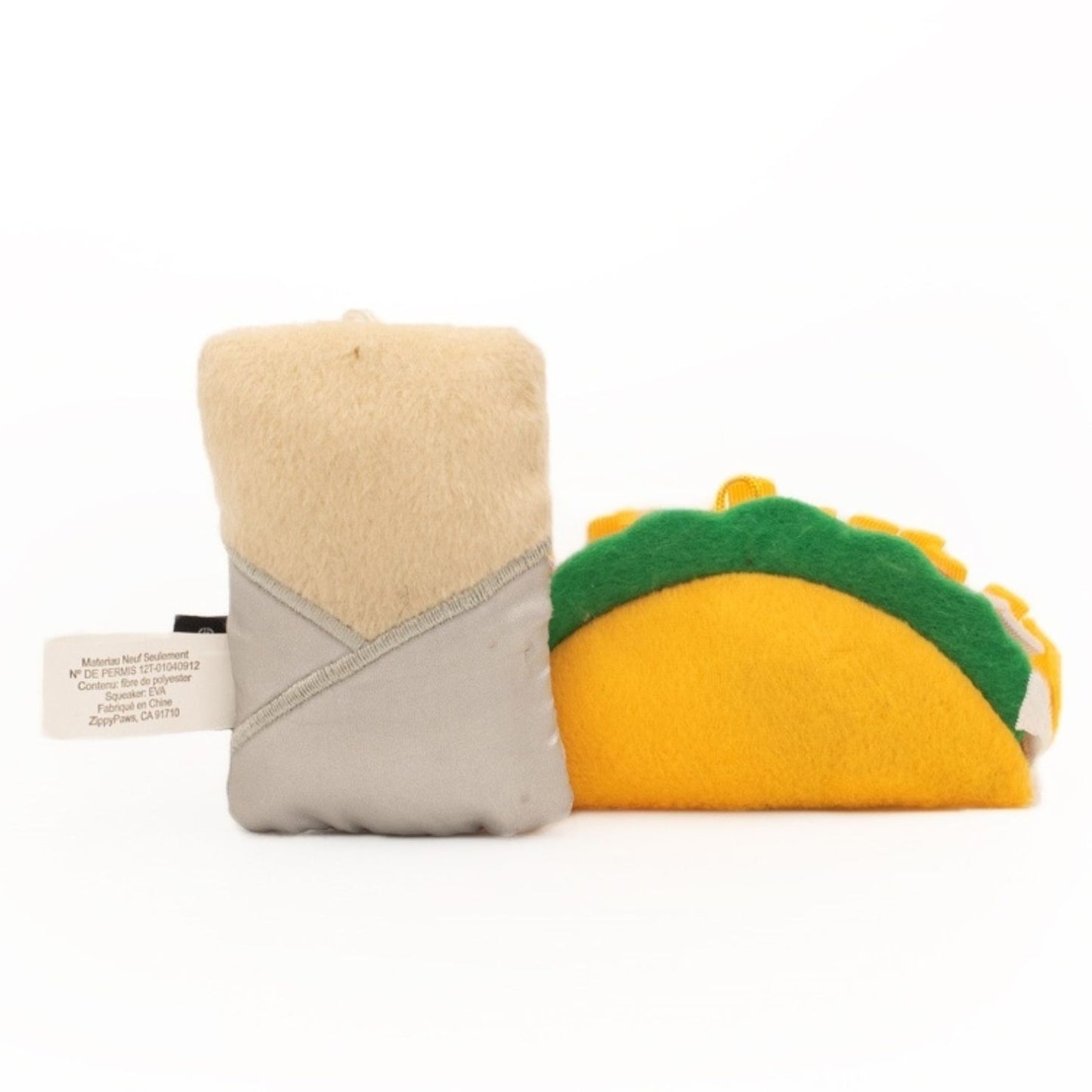 NomNomz Cat Toy | Taco & Burrito