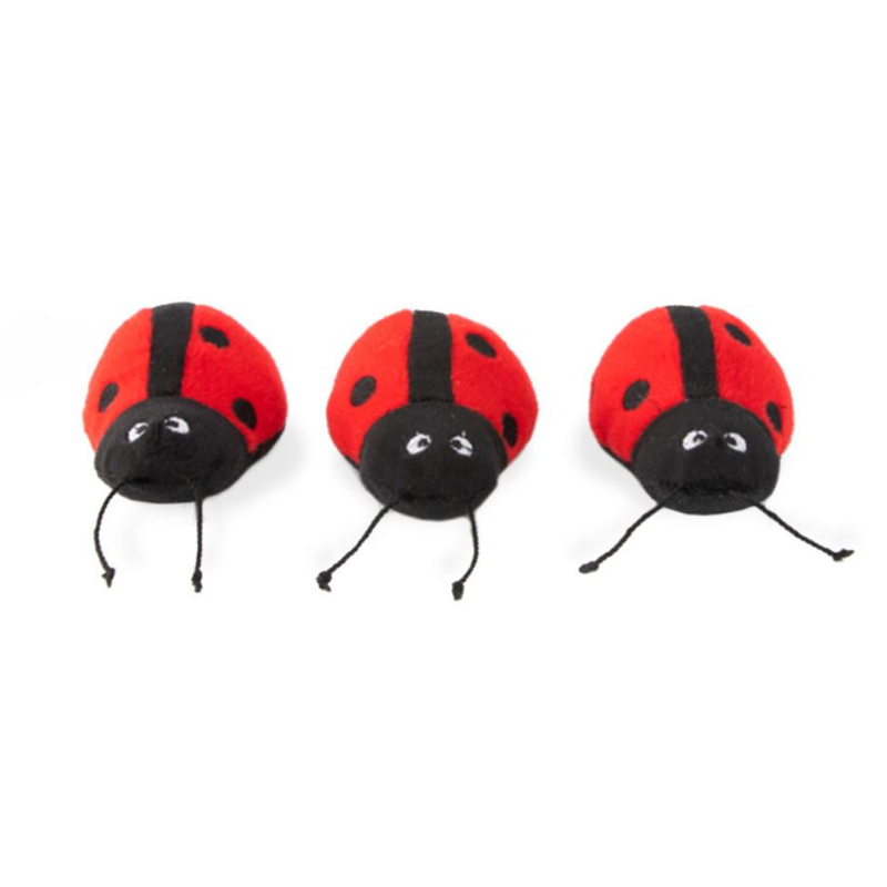 Zippy Paws Interactive Dog Toy | Ladybugs In Leaf | Peticular