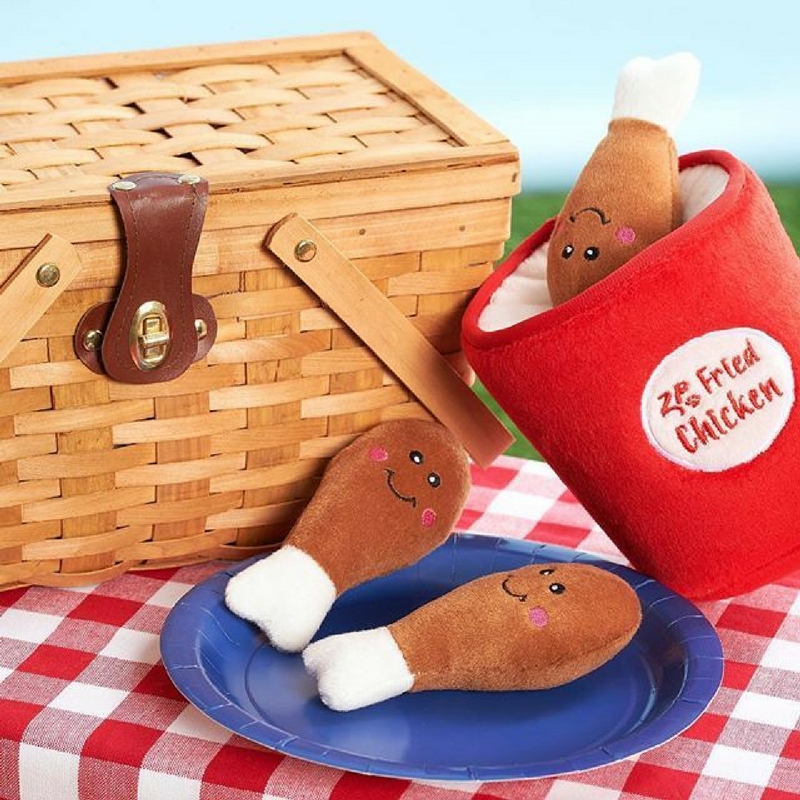 Zippy Paws Interactive Dog Toy | Chicken Bucket | Peticular