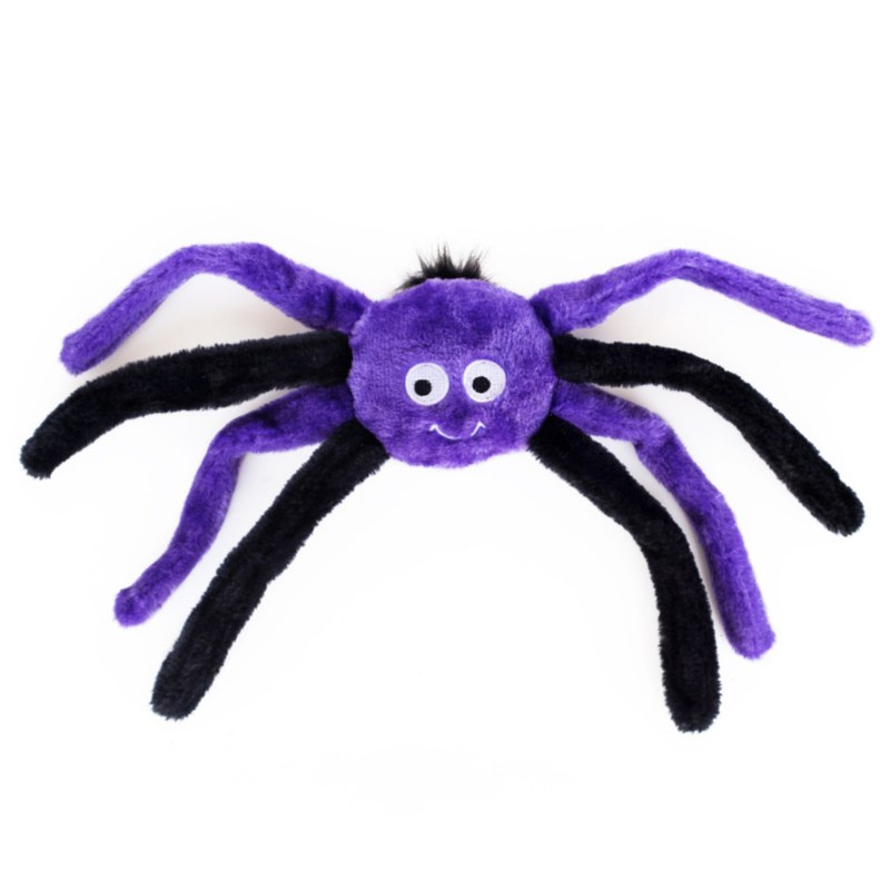 Zippy Paws Halloween Spiderz | Purple | Peticular