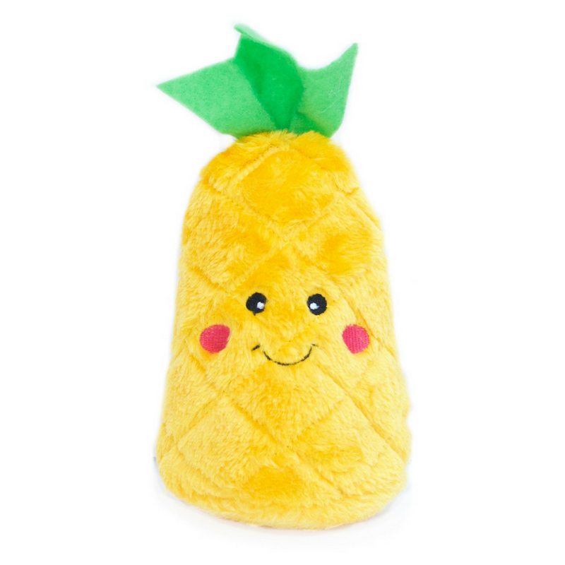 Zippy Paws NomNomz Plush Dog Toy | Pineapple | Peticular