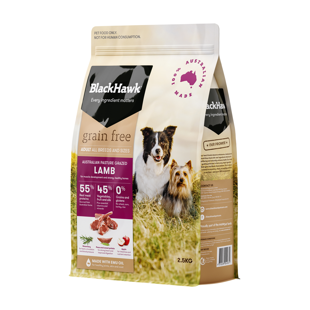 Black Hawk Grain Free Dog Food | Lamb | Peticular