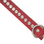 Dogue Glamour Leather Dog Collar | Red | Peticular