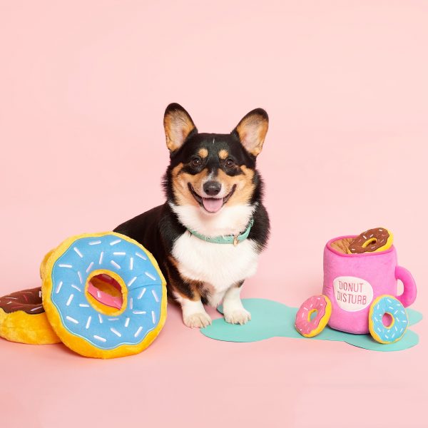 Zippy Paws Interactive Dog Toy | Coffee & Donutz | Peticular