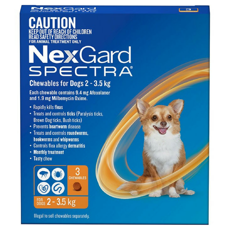 Merial NexGard Spectra Chewables | 3 Pack | Peticular